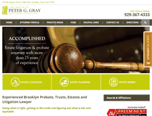 Tablet Screenshot of petergraylaw.com